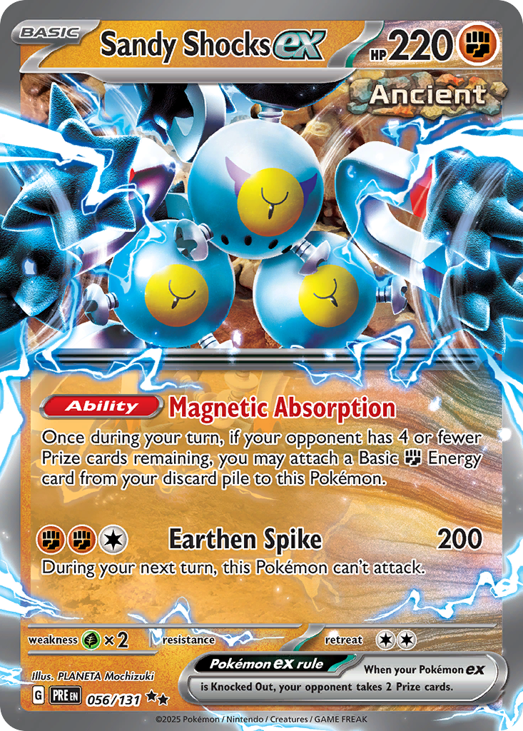 Prismatic Evolutions Sandy Shocks ex #056/131